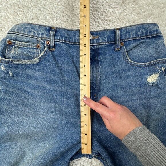 Abercrombie & Fitch Ultra High Rise Kick Flare Jean Distressed NEW - Picture 9 of 13